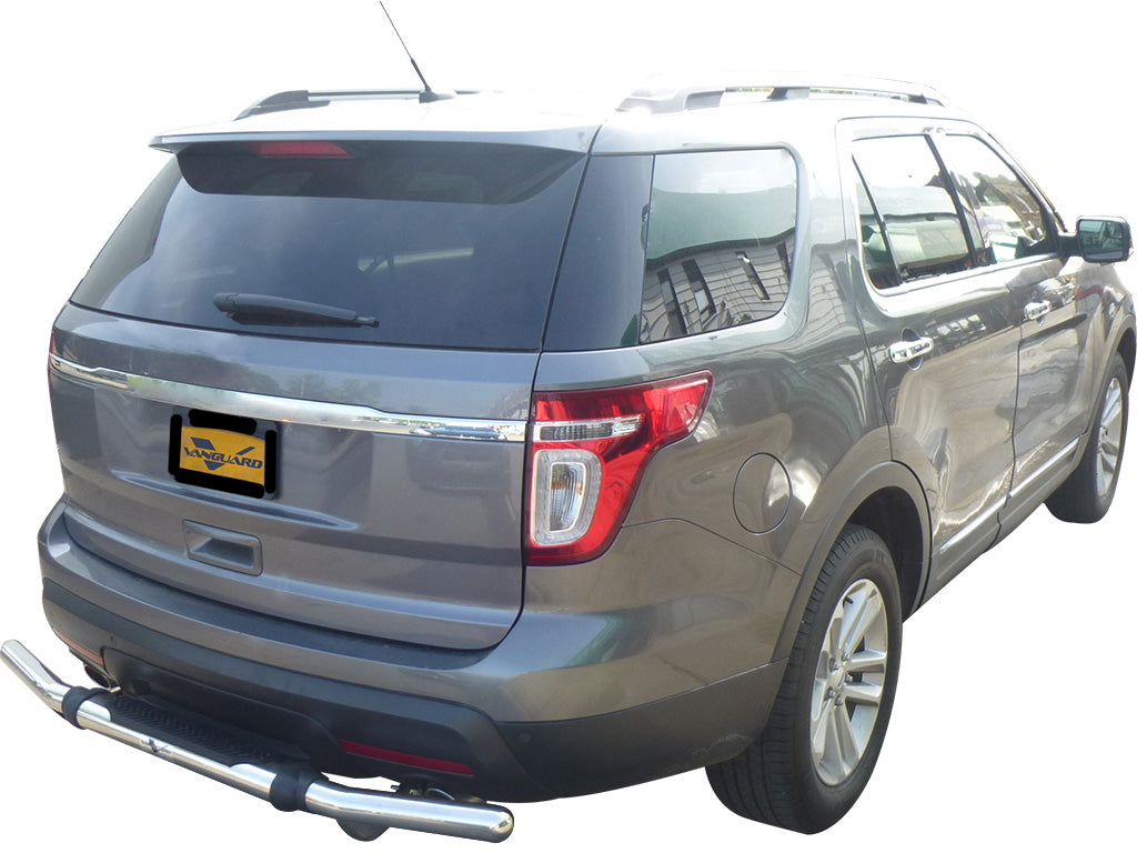 Vanguard Stainless Steel Rear Guards Rear Bumper Guards Bumper Guard for 2011-2019 ford explorer nan
