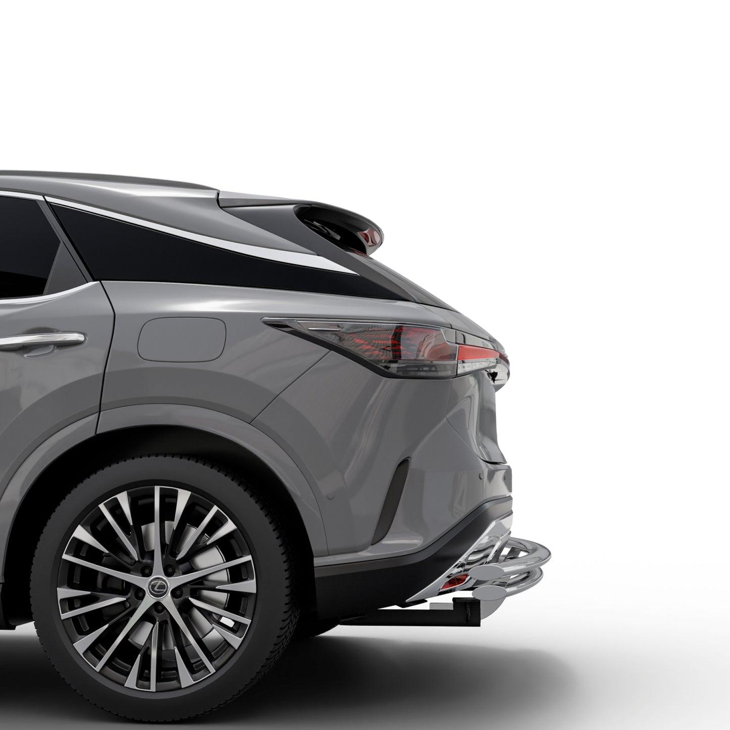 Vanguard Stainless Steel Rear Guards Rear Bumper Guards Bumper Guard for 2023-2025 lexus rx350h