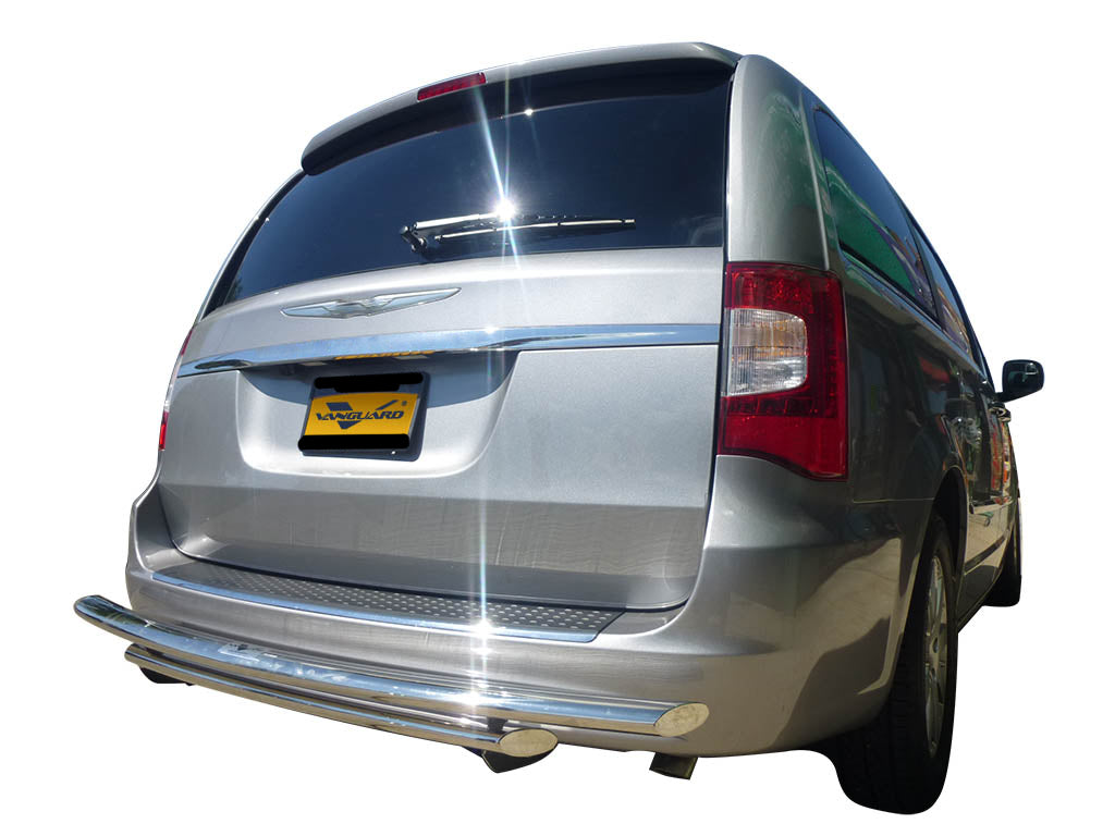 Vanguard Stainless Steel Rear Guards Rear Bumper Guards Bumper Guard for 2009-2014 volkswagen routan nan