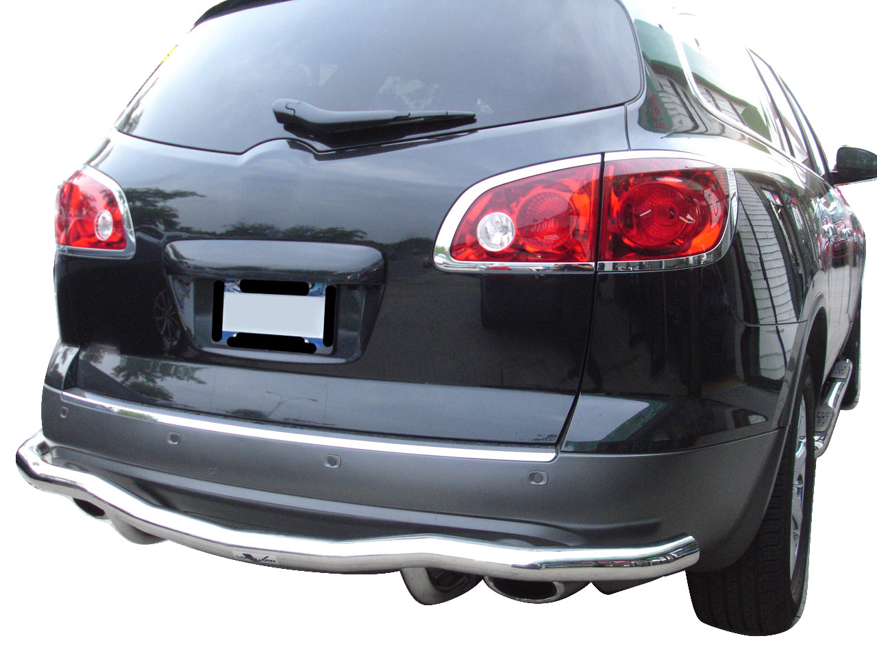 Vanguard Stainless Steel Rear Guards Rear Bumper Guards Bumper Guard for 2009-2017 chevrolet traverse nan