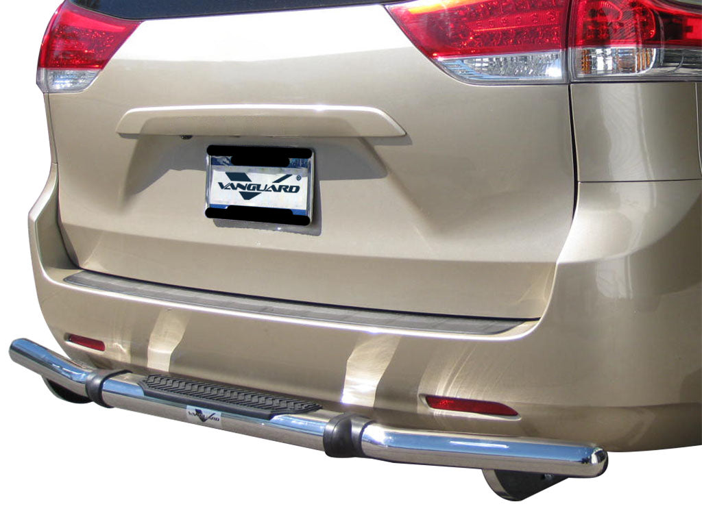 Vanguard Stainless Steel Rear Guards Rear Bumper Guards Bumper Guard for 2014-2024 infiniti qx80 nan