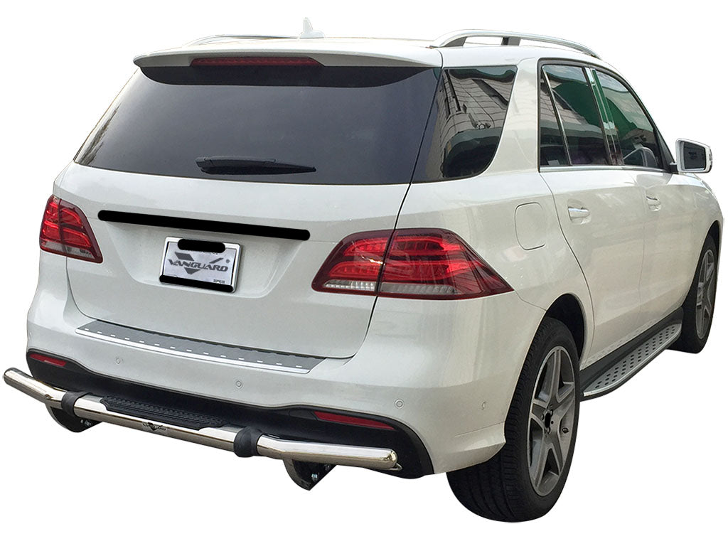 Vanguard Stainless Steel Rear Guards Rear Bumper Guards Bumper Guard for 2012-2014 mercedes-benz ml550 nan