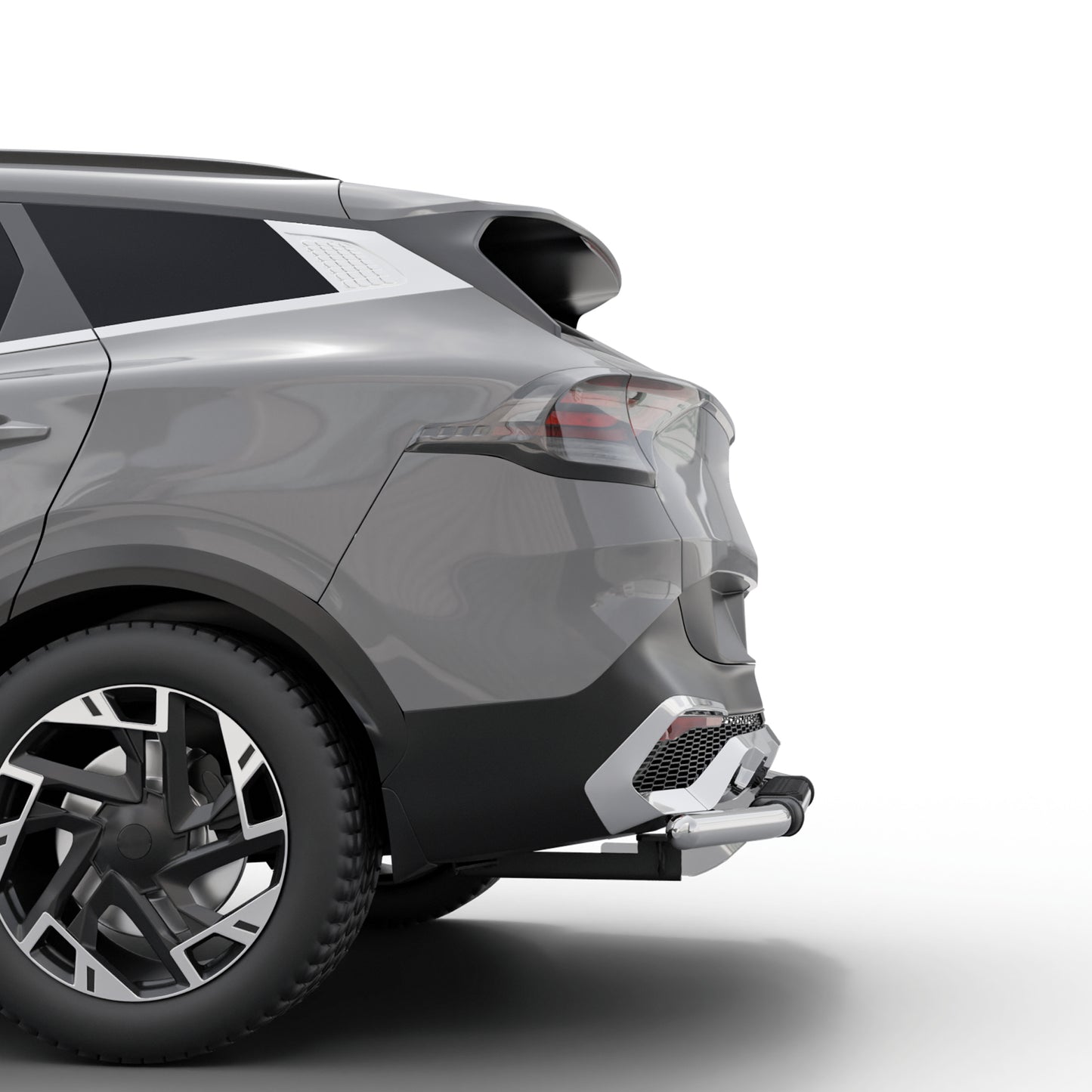 Vanguard Stainless Steel Rear Guards Rear Bumper Guards Bumper Guard for 2023-2025 kia sportage