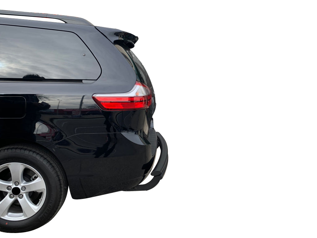Vanguard Black Powdercoat Rear Guards Rear Bumper Guards Bumper Guard for 1999-2017 honda odyssey