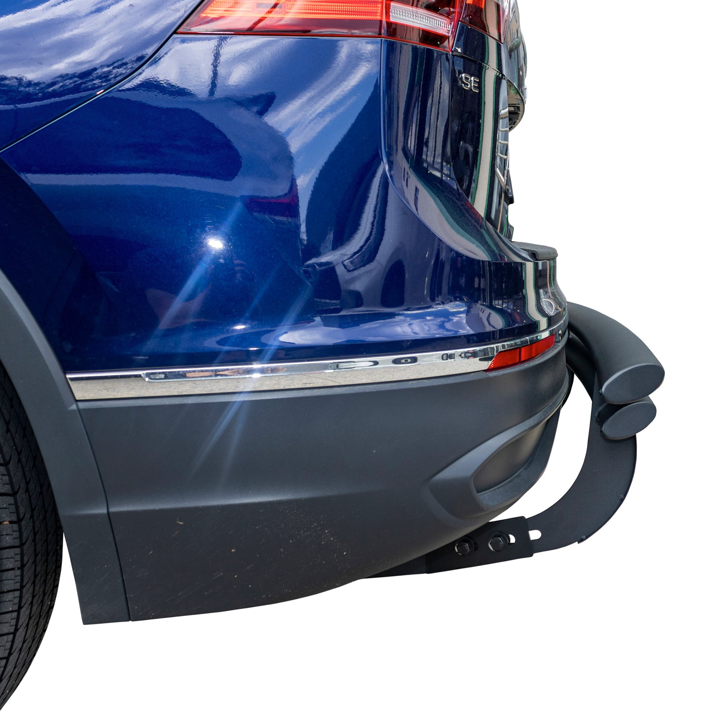 Vanguard Black Powdercoat Rear Guards Rear Bumper Guards Bumper Guard for 2018-2024 volkswagen tiguan