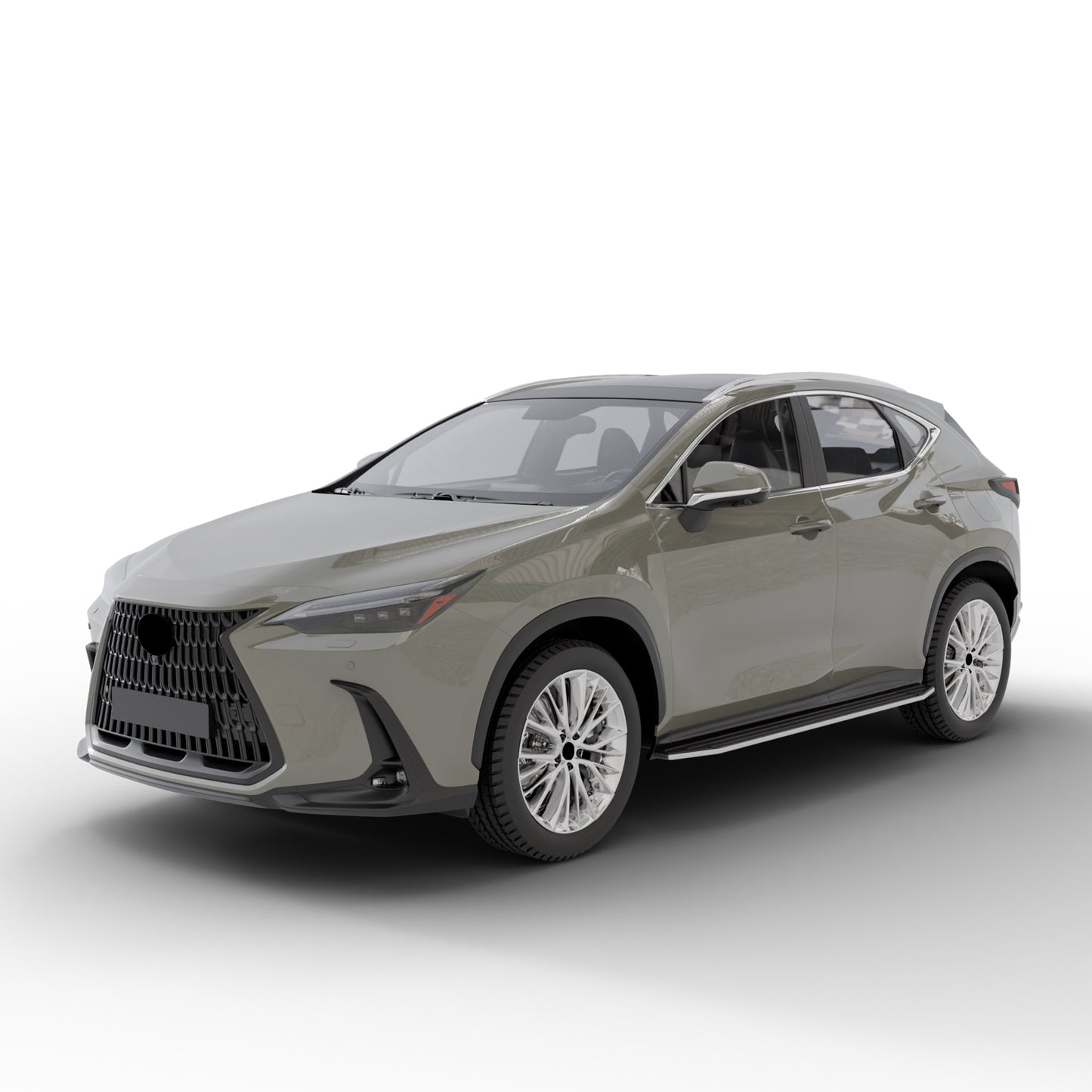 Vanguard Black Side Steps & Running Boards Running Boards Step Nerf Bar for 2022-2024 lexus nx350
