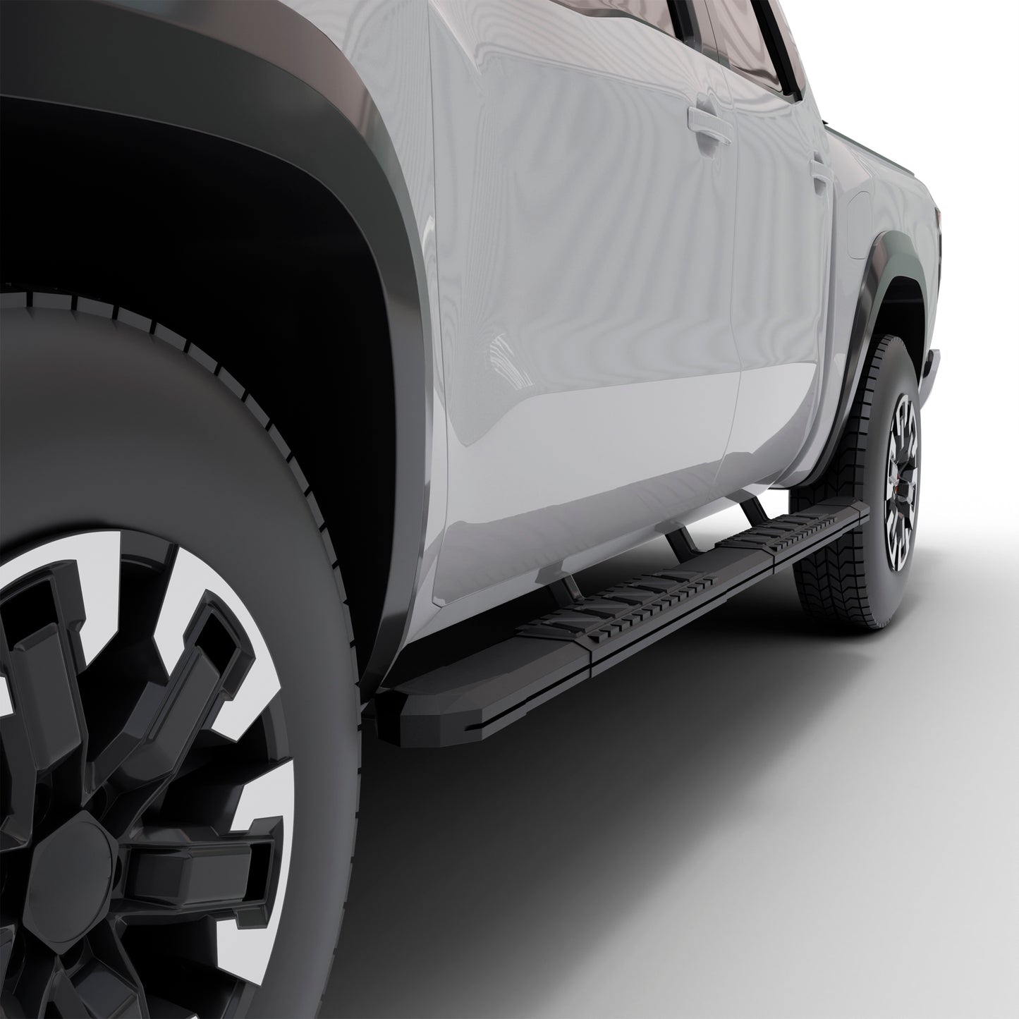 Vanguard Black Powdercoat Side Steps & Running Boards Running Boards Running Board for 2005-2024 nissan frontier