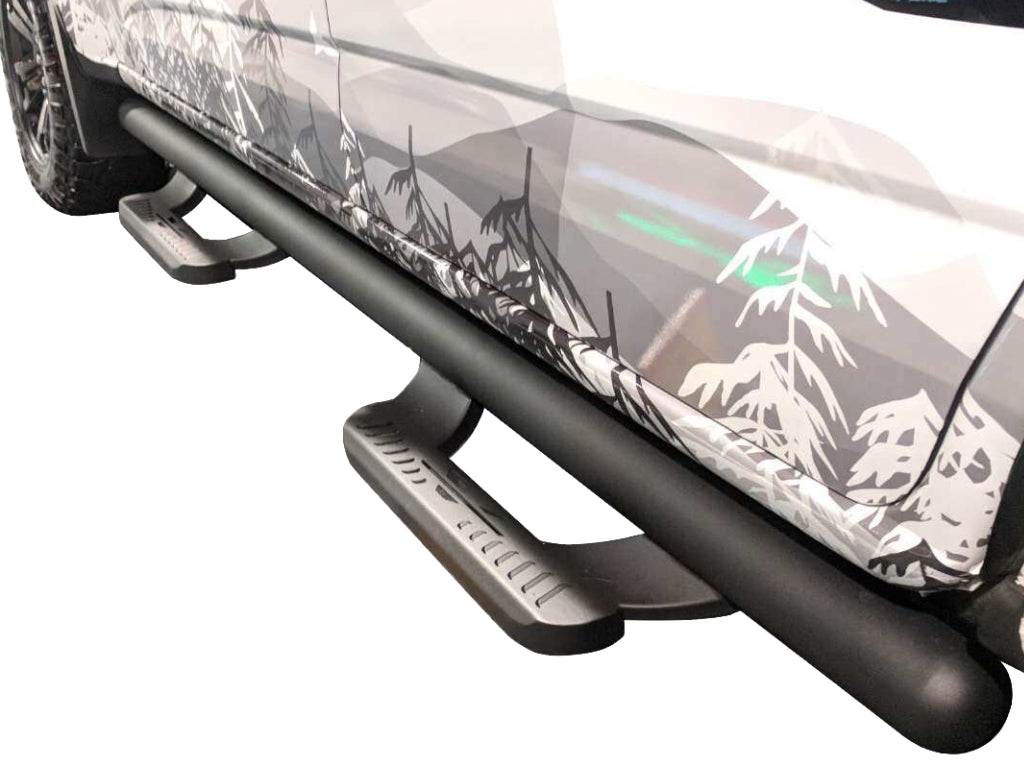Vanguard Black Powdercoat Side Steps & Running Boards Side Steps Step Nerf Bar for 2007-2018 jeep wrangler
