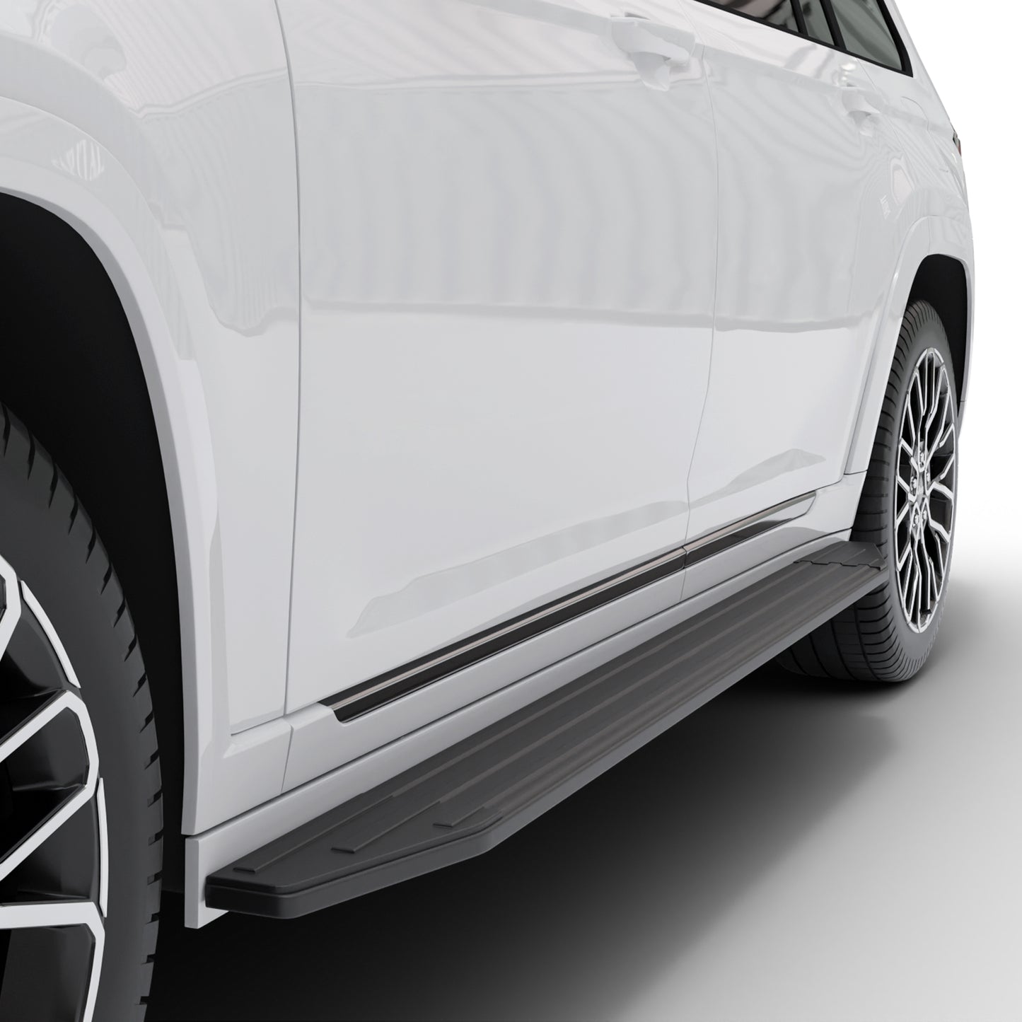 Vanguard Black Side Steps & Running Boards Running Boards Step Nerf Bar for 2022-2024 jeep grand cherokee