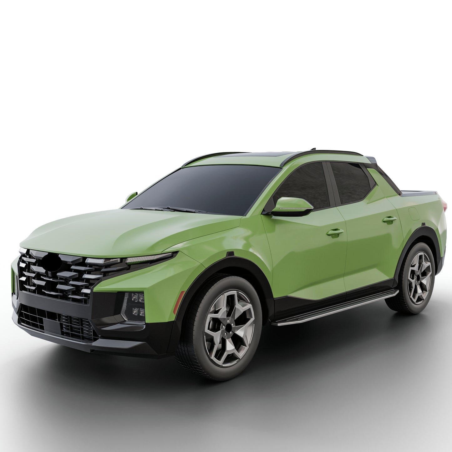 Vanguard Black Side Steps & Running Boards Running Boards Running Board for 2022-2024 hyundai santa cruz