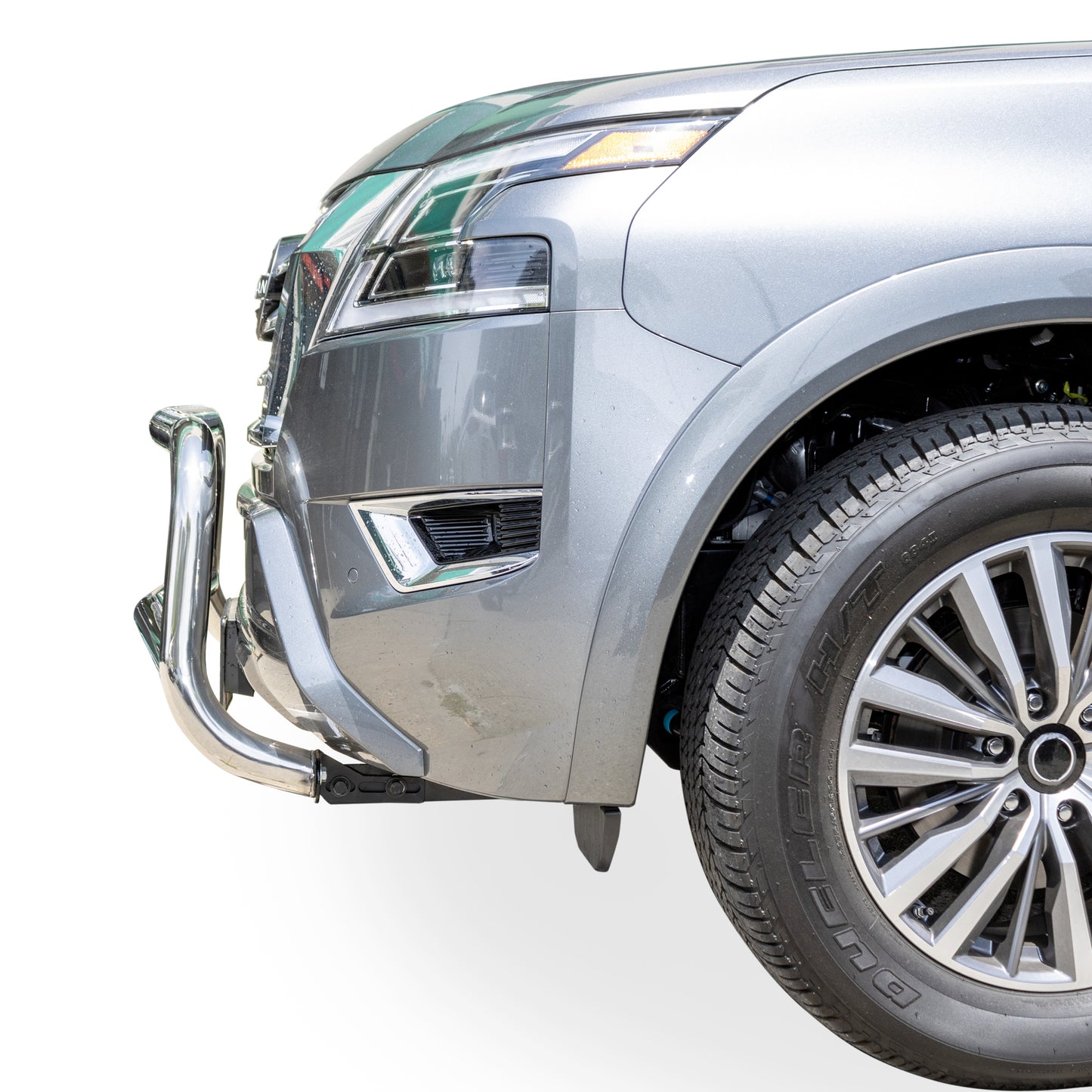 Vanguard Stainless Steel Front Guards Bull Bars Bumper Guard for 2014-2024 infiniti qx80