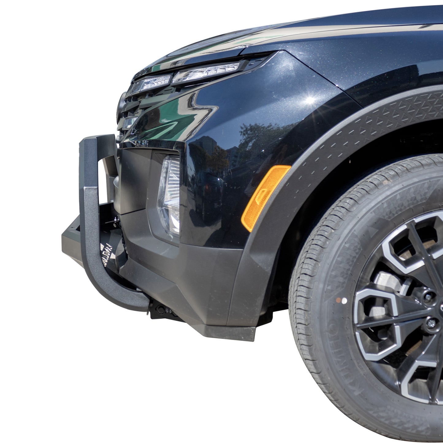 Vanguard Black Powdercoat Front Guards Bull Bars Bumper Guard for 2022-2024 hyundai santa cruz