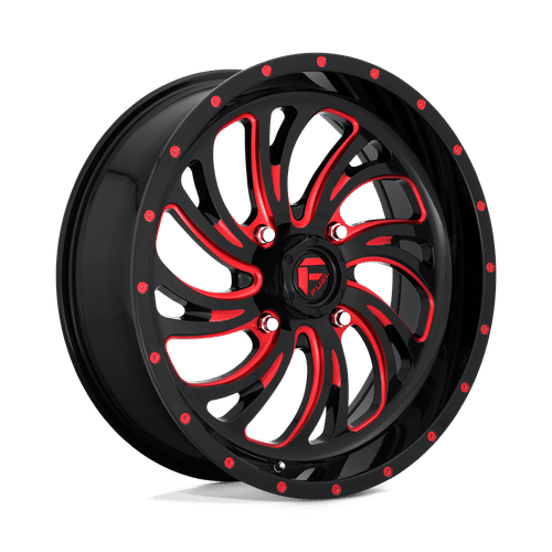Fuel D642 GLOSS BLACK RED TINTED CLEAR 20x7 4x156 Wheels | Offset: 13 | Backspace: 4.51 | Bore: 132
