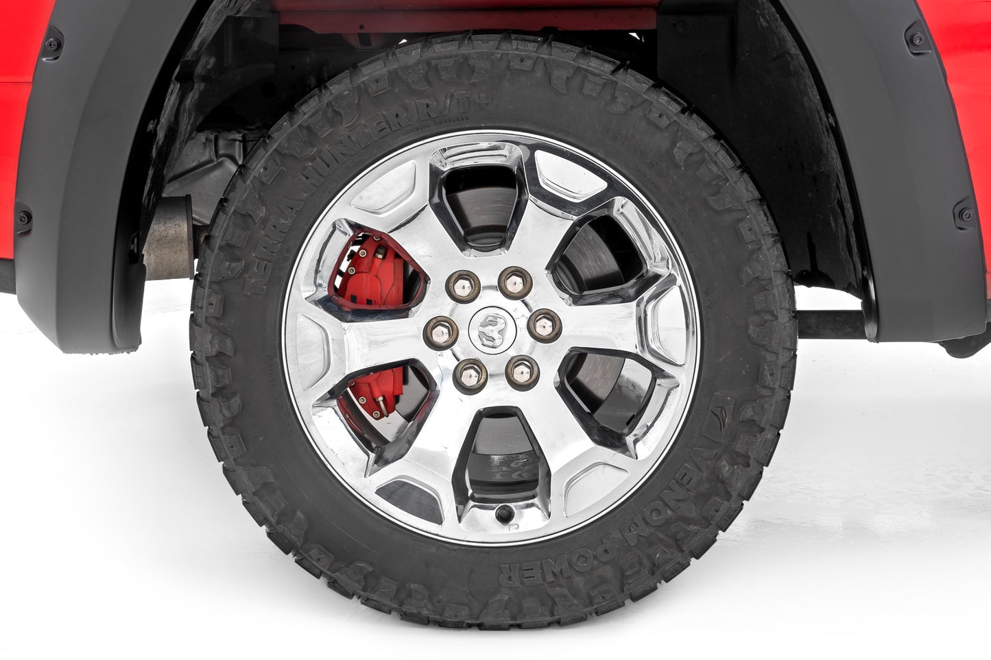 Caliper Covers | Front and Rear | Red | Ram 1500 2WD/4WD (19-23)