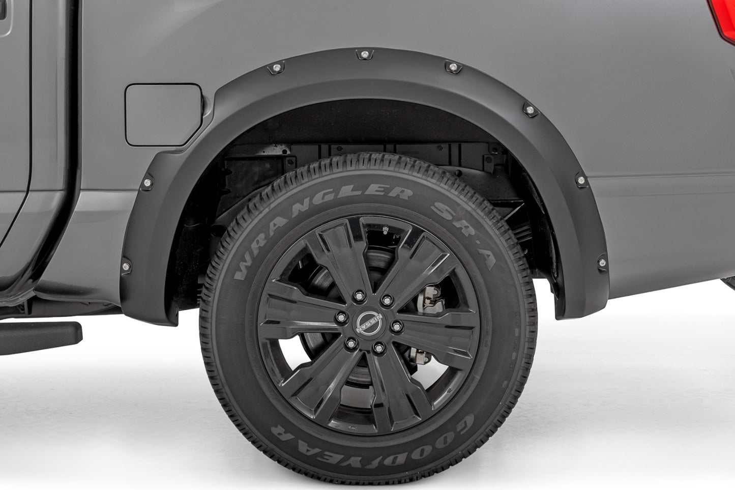 Traditional Pocket Fender Flares | Crew | K23 Brilliant Silver | W/O Emblem | Nissan Titan (17-23)