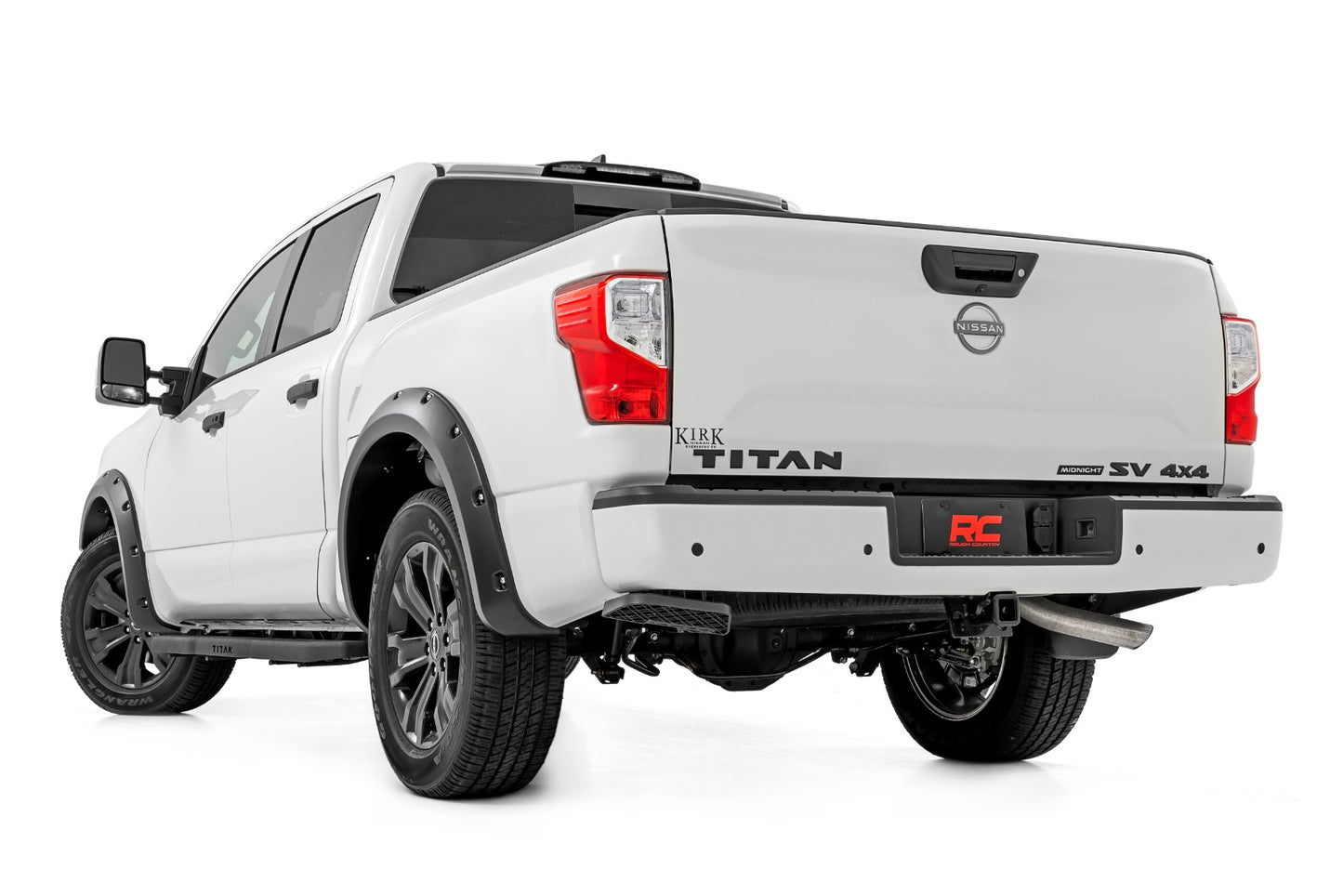 Traditional Pocket Fender Flares | Crew | K23 Brilliant Silver | W/O Emblem | Nissan Titan (17-23)