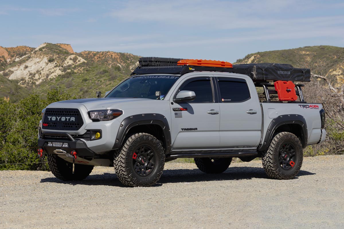 Defender Pocket Fender Flares | 1D6 Silver Sky Metallic | Toyota Tacoma (16-23)
