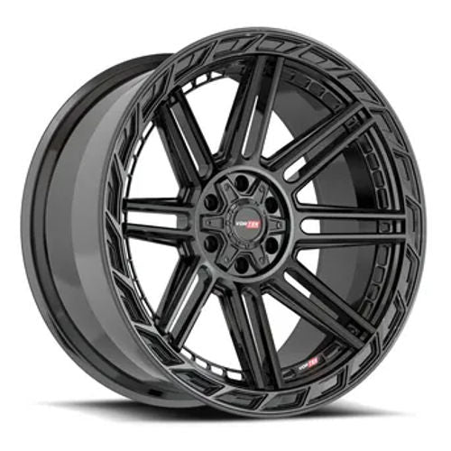 VORTEK VRP-501GB Gloss Black 22x10 5x127/5x139.7 Wheels | Offset: -18 | Backspace: 5.75 | Bore: 78.1
