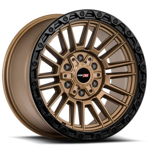 VORTEK VRT-604MBR Matte Bronze Black Bead Ring 20x9.5 8x170/8x180 Wheels | Offset: 18 | Backspace: nan | Bore: 125.1