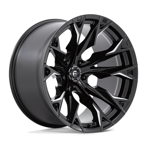 Fuel D803 GLOSS BLACK MILLED 22x12 5x139.7 Wheels | Offset: -44 | Backspace: 4.77 | Bore: 78.1