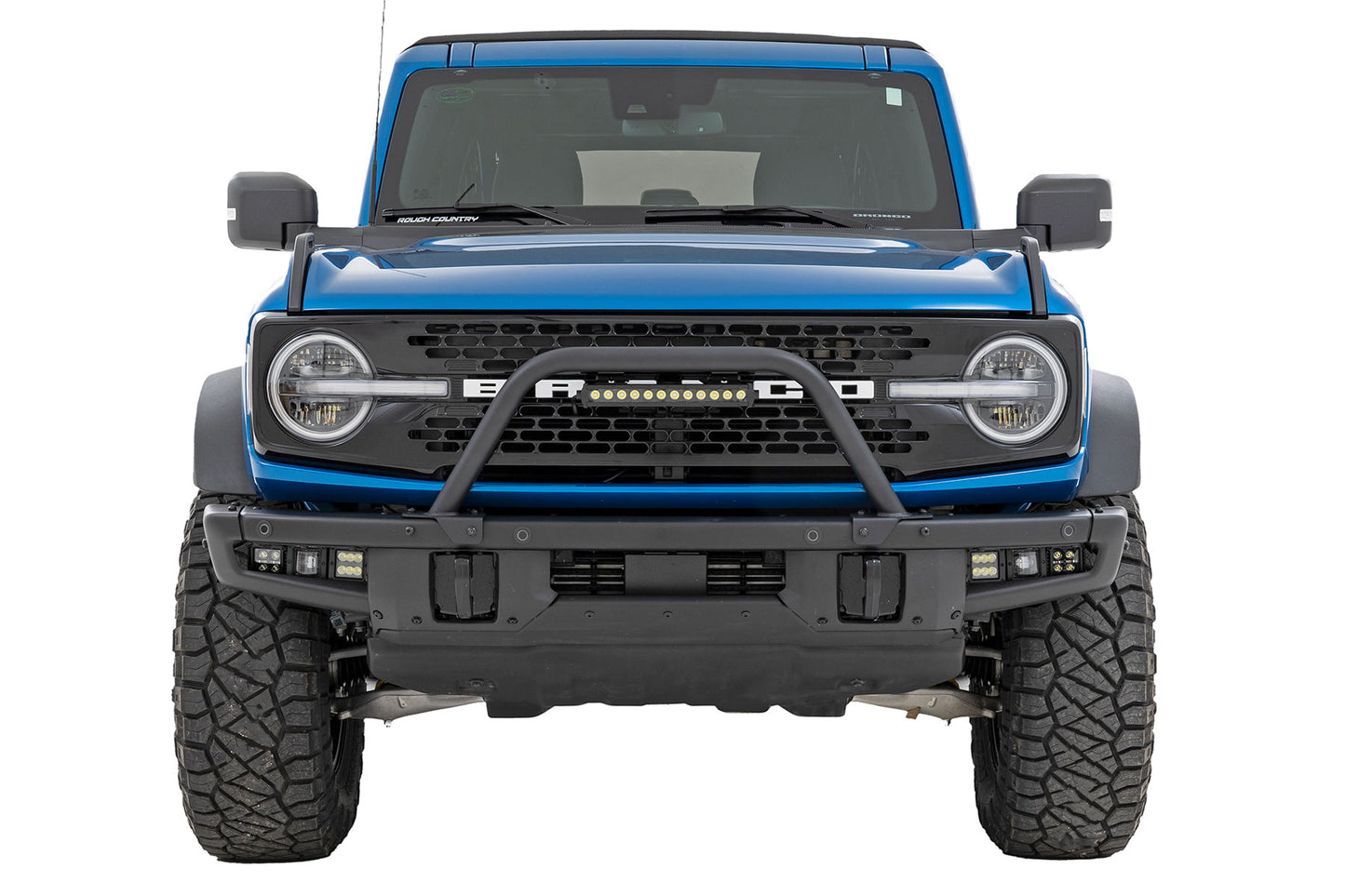 Safari Bar | 12" LED Light Bar | Black | Single Row | OE Modular Steel | Ford Bronco 4WD (