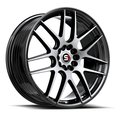 SPEC-1 RACING SP-65 Gloss Black Machined 18x8 5x114.3/5x120 Wheels | Offset: 34 | Backspace: nan | Bore: nan