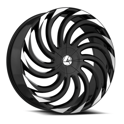 AZARA AZA-534BM Gloss Black Machined 26x9.5 6x135/6x139.7 Wheels | Offset: 22 | Backspace: 6 | Bore: 87.1
