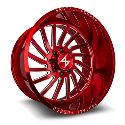 Sentali Forged SF1RM Red Milled 28x16 5x127 Wheels | Offset: -99 | Backspace: 4.5 | Bore: 71.5