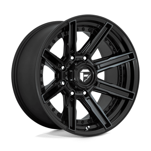 Fuel D708 GLOSS MACHINED DOUBLE DARK TINT 20x10 8x170 Wheels | Offset: -18 | Backspace: 4.79 | Bore: 125.1