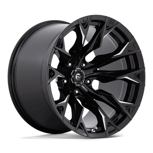 Fuel D803 GLOSS BLACK MILLED 20x12 5x127 Wheels | Offset: -44 | Backspace: 4.77 | Bore: 71.5