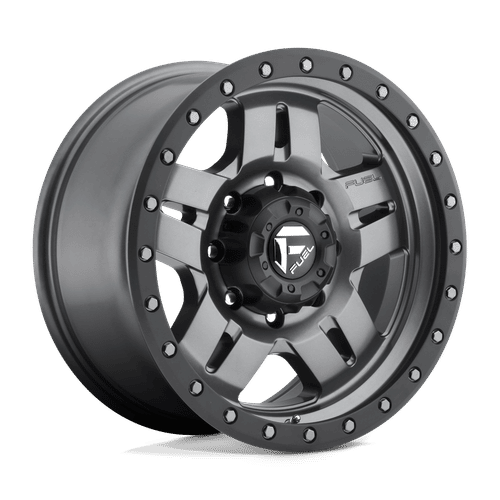 Fuel D558 MATTE GUN METAL BLACK BEAD RING 17x8.5 6x139.7 Wheels | Offset: -6 | Backspace: 4.51 | Bore: 108