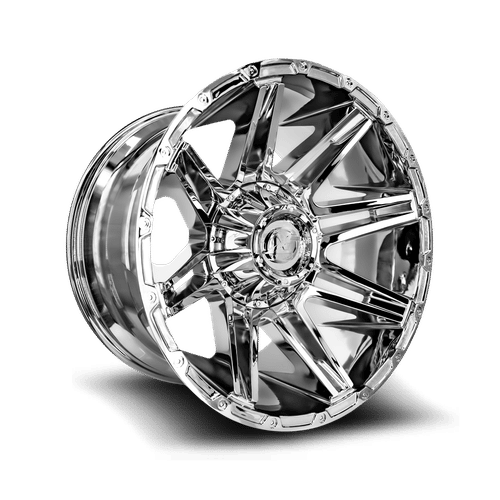 XF OFFROAD XF 220 CHROME Chrome 20x12 8x165.1/8x180 Wheels | Offset: -44 | Backspace: nan | Bore: 125.2