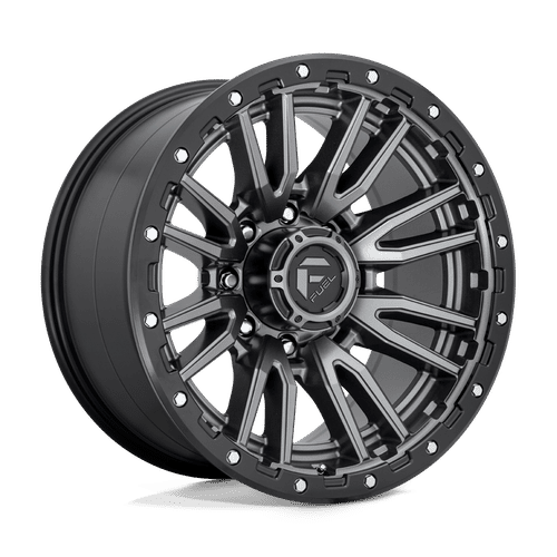 Fuel D680 MATTE GUN METAL BLACK BEAD RING 20x10 8x165.1 Wheels | Offset: -18 | Backspace: 4.79 | Bore: 125.1