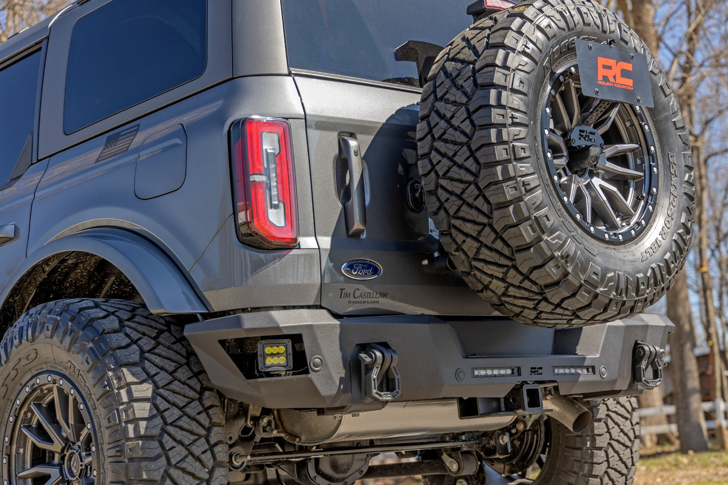 Rear Bumper | Black Series LED | 6" Pair | Slim Line | | Ford Bronco (21-23)