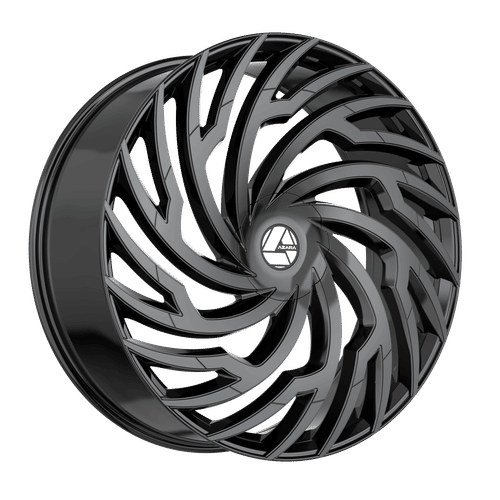 AZARA AZA-536GB Gloss Black 22x9.5 5x115/5x120 Wheels | Offset: 15 | Backspace: 5.75 | Bore: 74.1