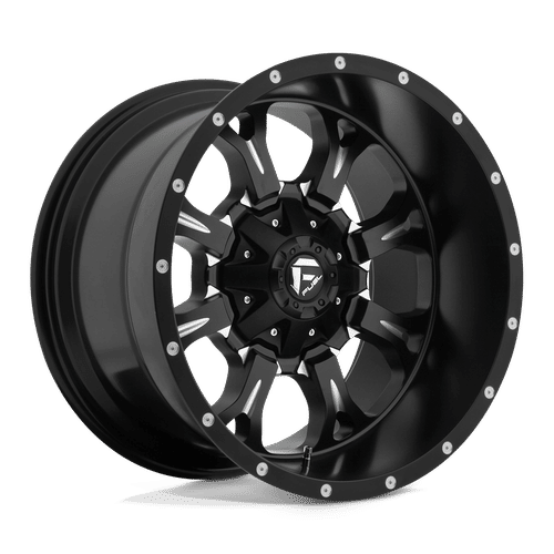 Fuel D517 MATTE BLACK MILLED 20x12 6x135/6x139.7 Wheels | Offset: -44 | Backspace: 4.77 | Bore: 106.1