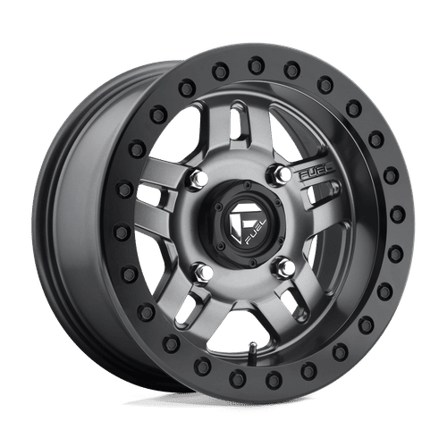 Fuel D918 MATTE GUN METAL 15x7 4x156 Wheels | Offset: 13 | Backspace: 4.51 | Bore: 132