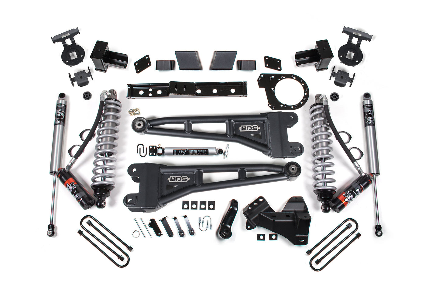 7 Inch Lift Kit w/ Radius Arm | FOX 2.5 Coil-Over Conversion - Performance Elite | Ford F350 Super Duty DRW (23-25) 4WD | Diesel