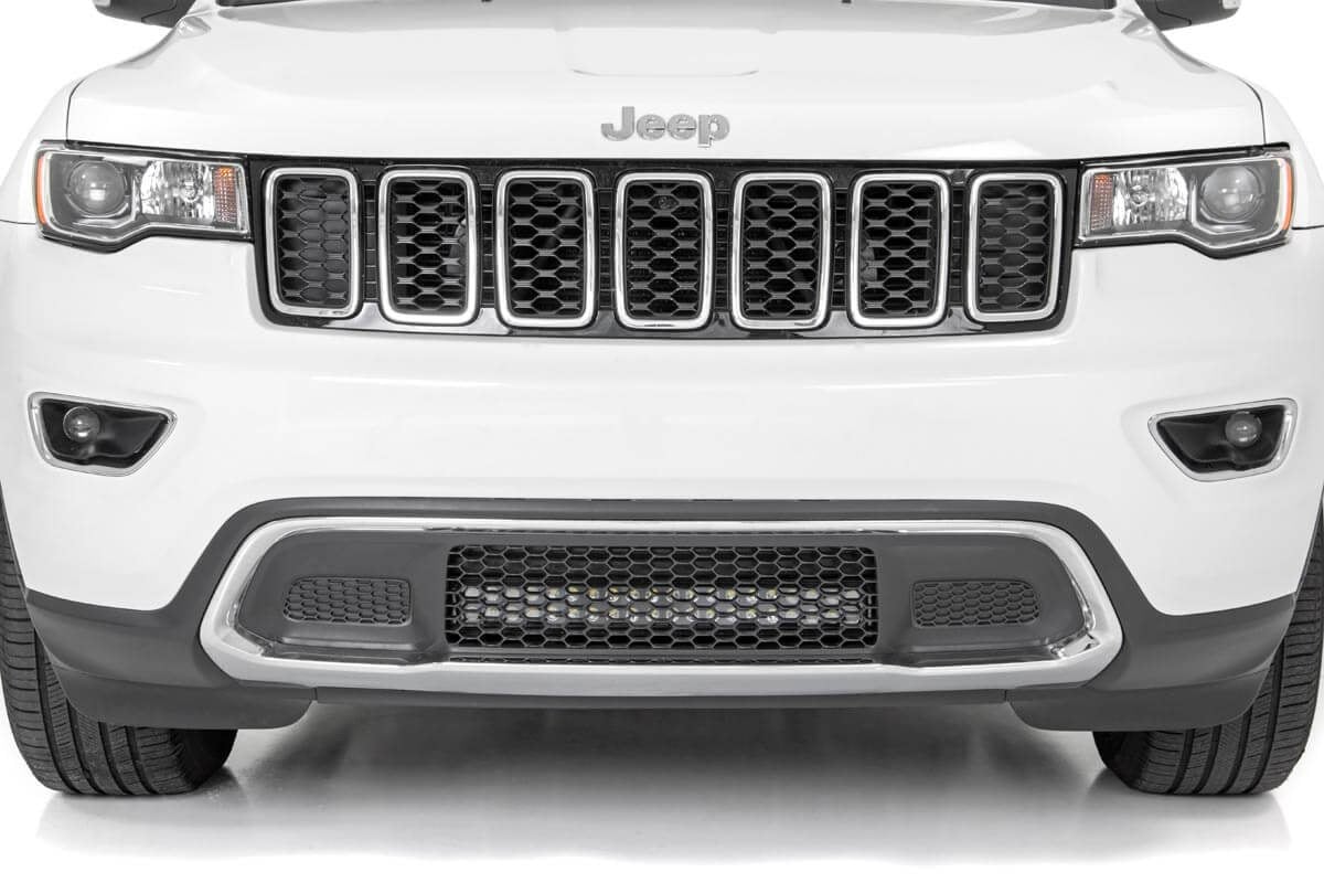 Jeep 20in LED Bumper Kit | Chrome Series w/ Amber DRL (11-20 WK2 Grand Cherokee)