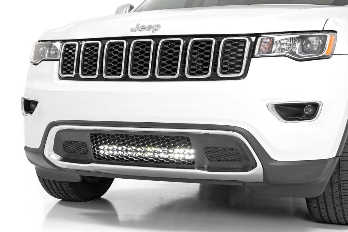 Jeep 20in LED Bumper Kit | Chrome Series w/ Amber DRL (11-20 WK2 Grand Cherokee)