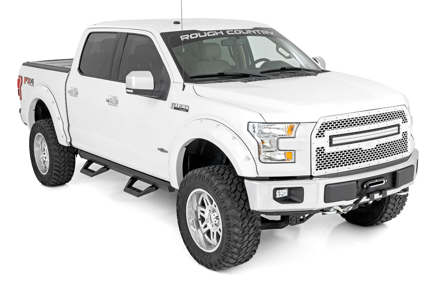 SRX2 Adj Aluminum Step | Crew Cab | Ford F-150/F-150 Lightning/Raptor/Super Duty (15-23)