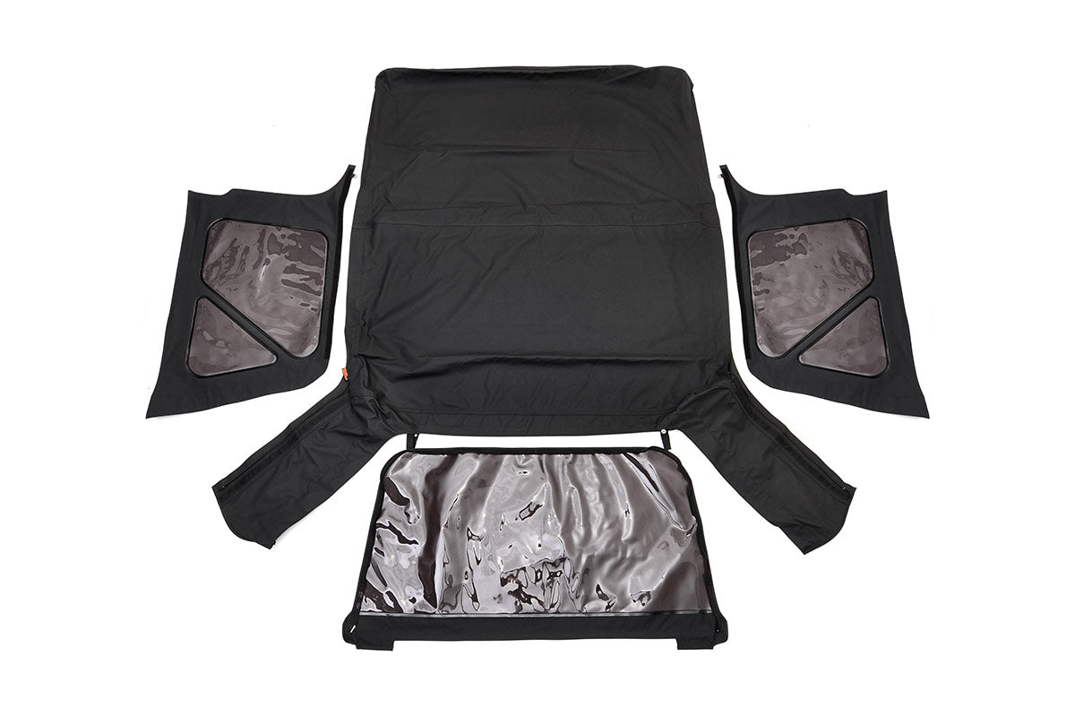 Soft Top | Replacement | Black | Full Doors | Jeep Wrangler TJ (97-06)