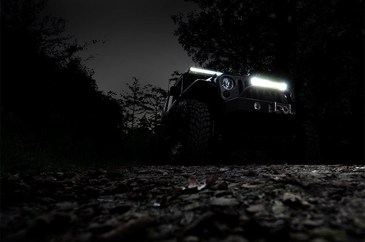 Chrome Series LED Light | 20 Inch | Dual Row | Amber DRL