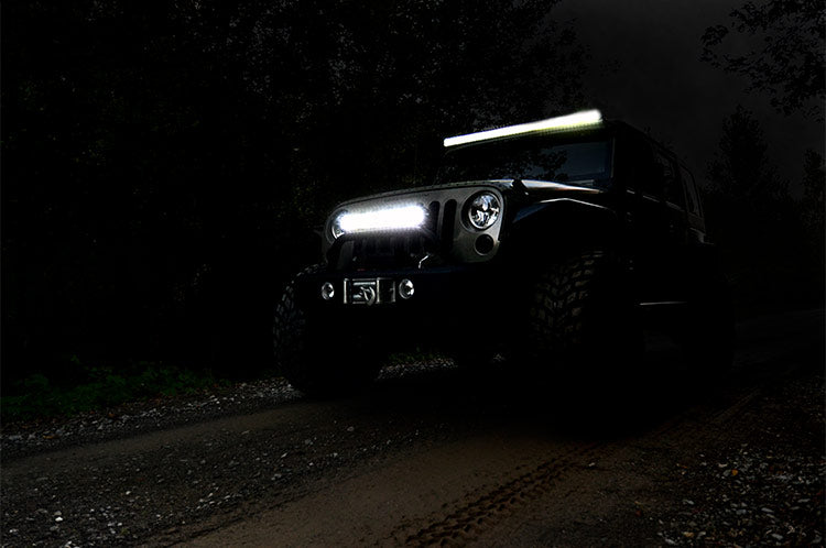 Chrome Series LED Light | 20 Inch | Dual Row | Amber DRL