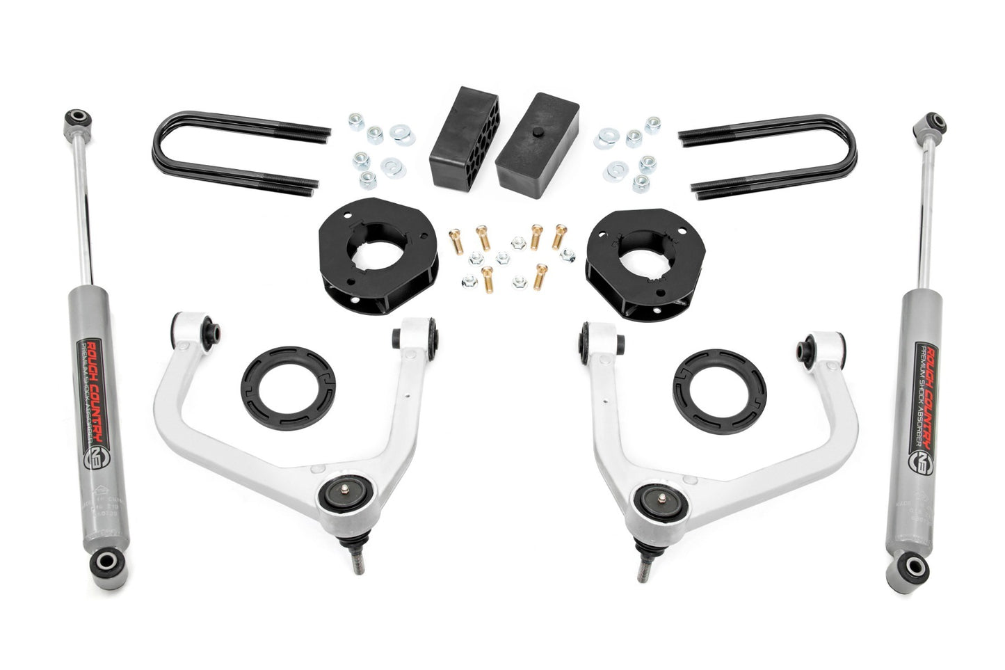 3.5 Inch Lift Kit | Mono Leaf Rear | GMC Sierra 1500 2WD/4WD (2025)