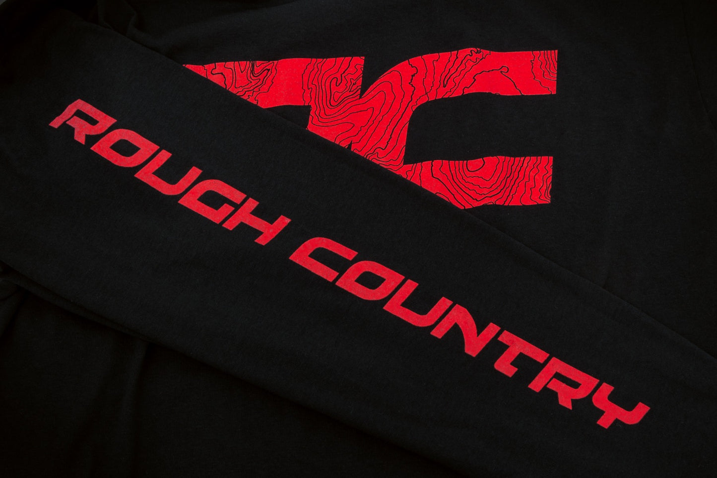 Rough Country Long Sleeve | RC Tread Sleeve | Black| LG