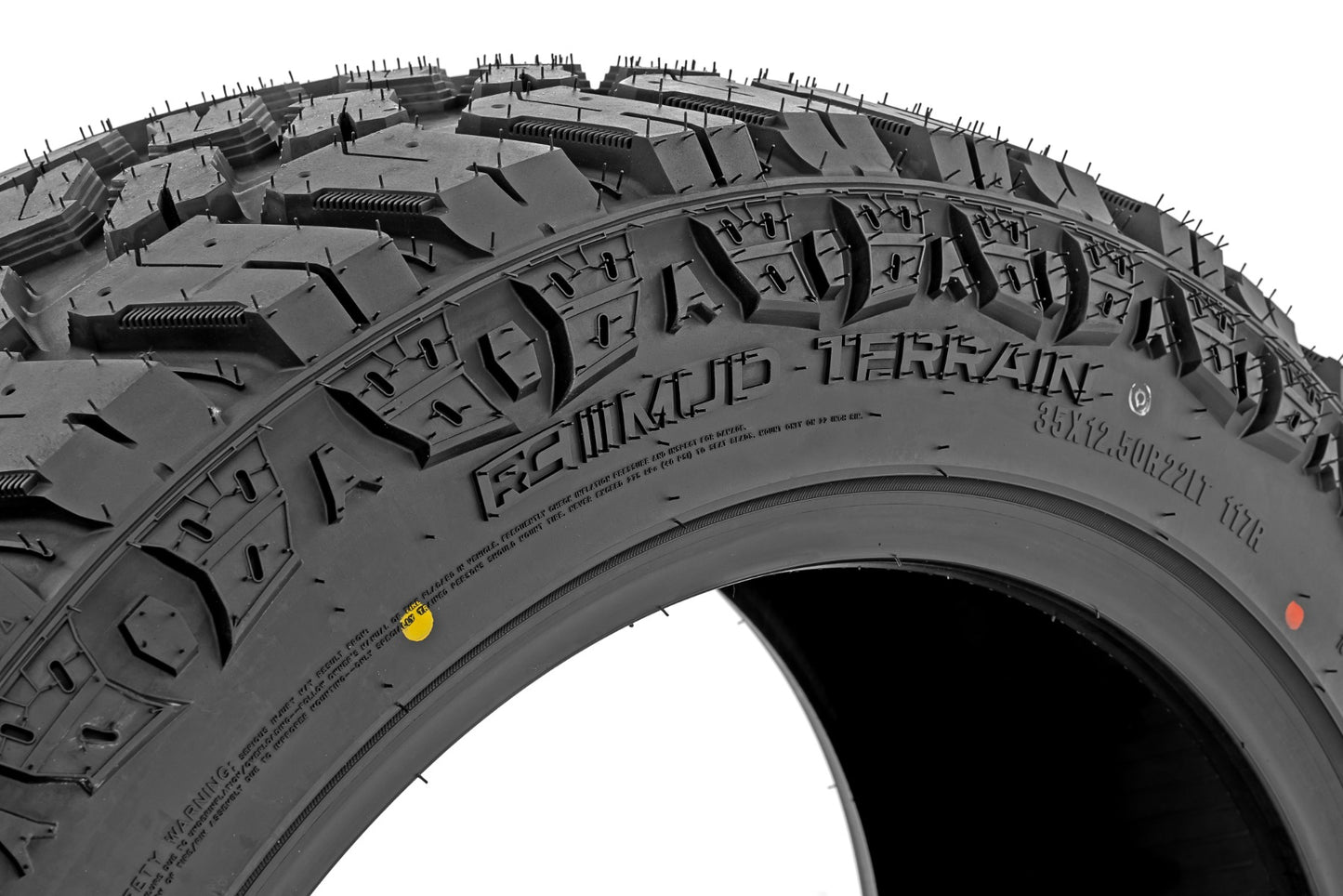 35x12.50R17 Rough Country M/T | Dual Sidewall