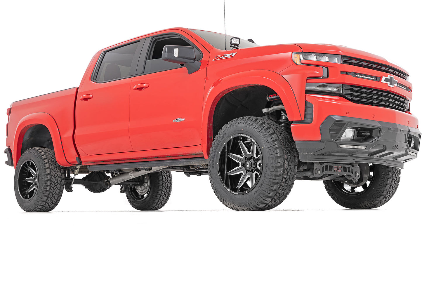 Rough Country 91 Series Milled One-Piece | Gloss Black | 22x10 | 5x5.5 | -18m