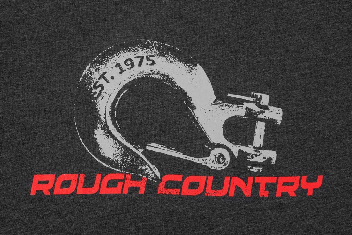 Rough Country T-Shirt | Winch Hook | Black | 3XL