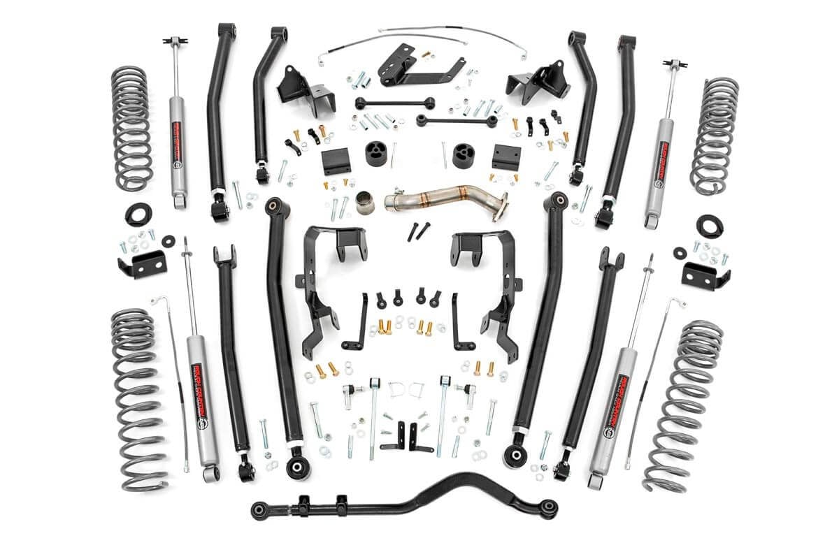 4 Inch Lift Kit | Long Arm | Jeep Wrangler JK 4WD (2012-2018) - Off Road Canada